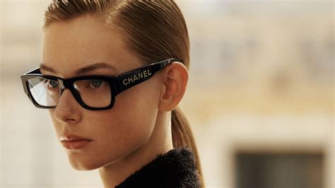 coco chanel thick wide frame glasses|Chanel frames for prescription glasses.